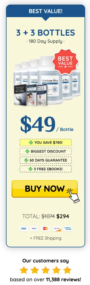 Quietum Plus Buy 6 Bottles
